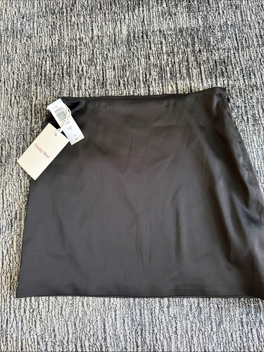 Sunday Best Black Mini Skirt - Sleek A-Line Silhouette